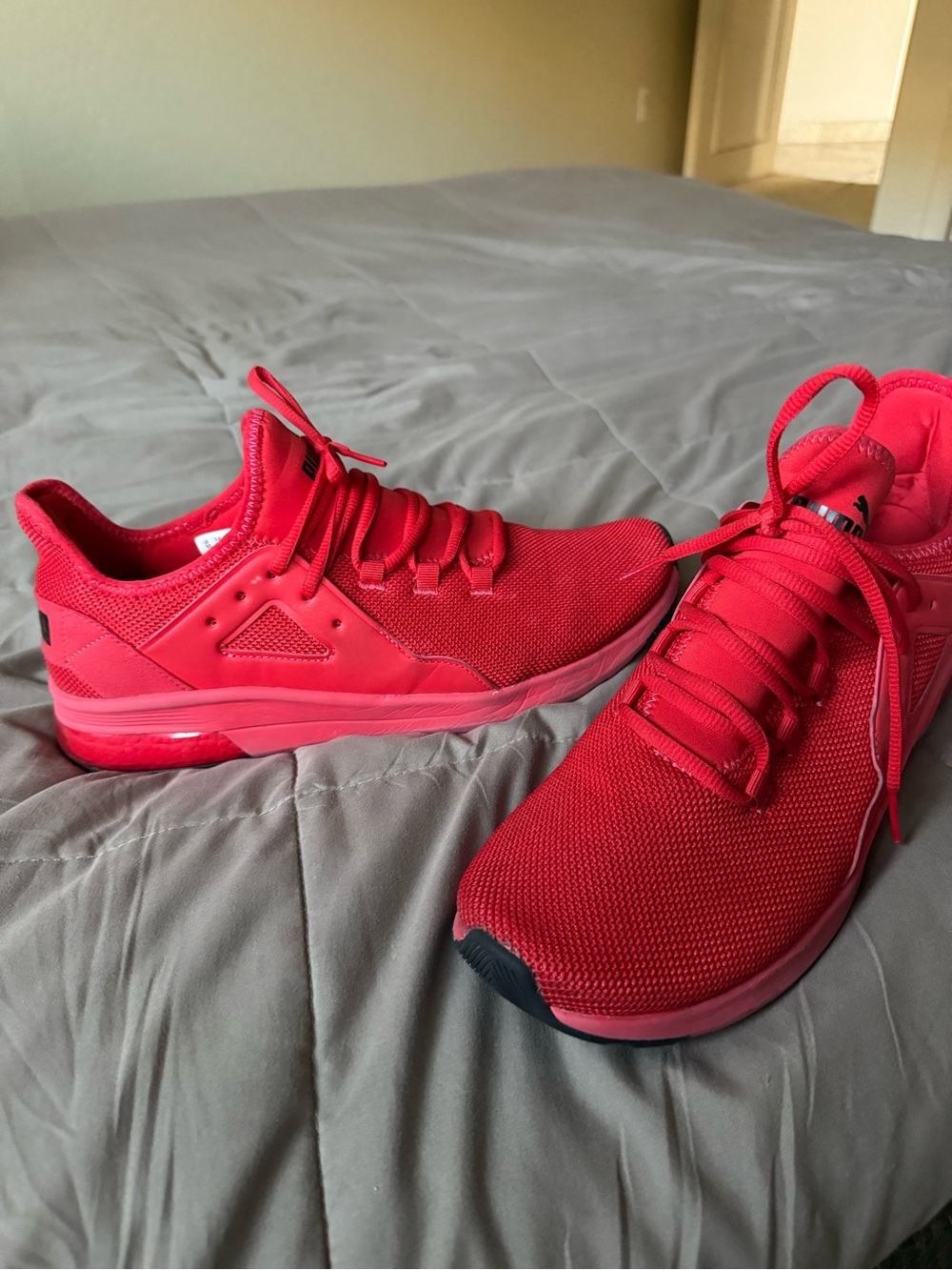 Puma Bright Red Performance Trainers - Picture 5 of 5